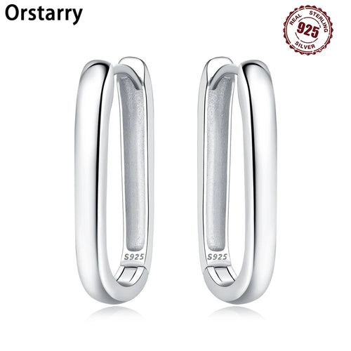 925 Sterling Silver Simple Versatile Hoop Earrings Fine Birthday Jewellery