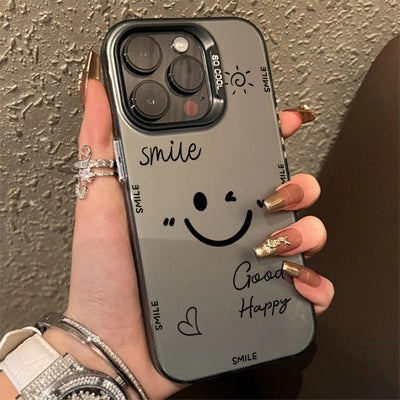 Smiling Face IMD Case for Xiaomi Poco F5 X6 Pro Mi 14 13 12 12T