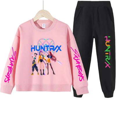 Kids Kpop Demon Hunters Indoor Hunter Witch Outfit ChildrenΓs Clothing Set