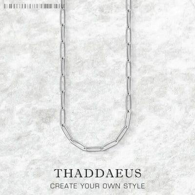 Link Chain Charm Necklace 925 Sterling Silver Fashion Jewellery Men Women