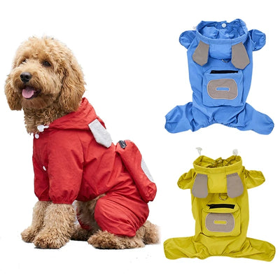 Dog Clothes Windproof Bodysuit, Winter Hiking Jacket for Small Dogs, Full Body Outdoor Adventure Puppy Clothes, Warm & Safe