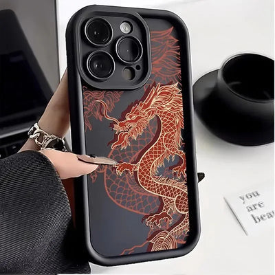 East Dragon Case for Samsung Galaxy S25 S24 S23 S22 Ultra FE A55 A35 A15