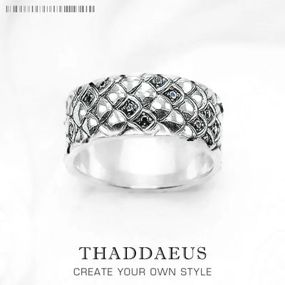 Vintage Snake Ring 925 Sterling Silver Summer Fashion Jewellery Girls Women