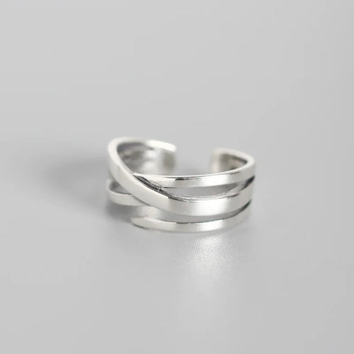 925 Sterling Silver Cross Aesthetic Ring Wedding Luxury Quality Jewellery Gift
