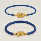 Fengshui Pixiu Leather Bracelet Braided Men Women Wealth Good Luck Gift