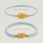 Fengshui Pixiu Leather Bracelet Braided Men Women Wealth Good Luck Gift