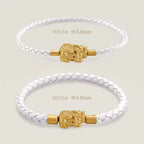 Fengshui Pixiu Leather Bracelet Braided Men Women Wealth Good Luck Gift