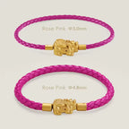 Fengshui Pixiu Leather Bracelet Braided Men Women Wealth Good Luck Gift