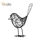 Iron Bird Figurines Nordic Abstract Statue Animal Home Decoration Accessories