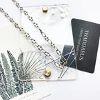 Extraordinary Charm Necklace 925 Sterling Silver Rebel Look Men Women Gift