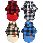 Dog Winter Coat  Pet Jacket Plaid Reversible  Vest Cold Weather Dog Clothes Pet Apparel for Small Medium Large Dogs