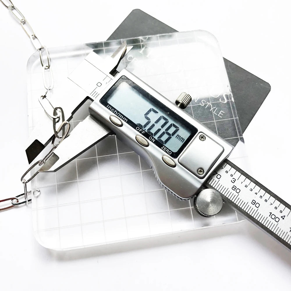 Link Chain Charm Necklace 925 Sterling Silver Fashion Jewellery Men Women