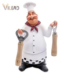 Resin Chef Function Figurines Bottle Opener Message Board Salt And Pepper Shakers