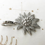 Edelweiss Necklace 925 Sterling Silver Romantic Winter Fine Jewellery Gift