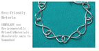 Twisted Circle Chain Bracelet 925 Sterling Silver Luxury Fashion Lovers Gift