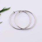 New Diameter 2/4/6cm Ear Clips Rings Punk Non-Pierced Hoop Earrings