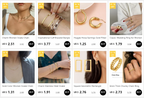 Heart Chain Bracelet Role Link for Women Stainless Steel Gold Color  Love Bangle Valentine Gifts Adjustable 15cm to 19cm