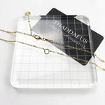 Hand & Moon Star Necklace Link Chain 925 Sterling Silver Vintage Jewellery