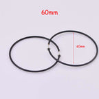 New Diameter 2/4/6cm Ear Clips Rings Punk Non-Pierced Hoop Earrings