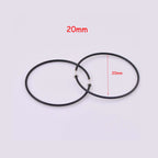 New Diameter 2/4/6cm Ear Clips Rings Punk Non-Pierced Hoop Earrings