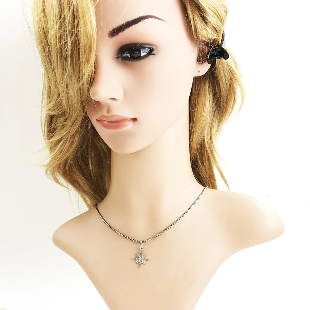 Royalty Star Necklace Magic Boho 925 Sterling Silver Vintage Jewellery Gift