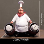 Resin Chef Function Figurines Bottle Opener Message Board Salt And Pepper Shakers