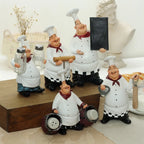 Resin Chef Function Figurines Bottle Opener Message Board Salt And Pepper Shakers