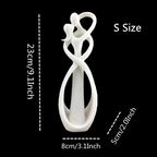 23cm Sandstone Sculpture Decorative Lover Wedding Statue Valentine's Day Souvenirs