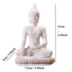Buddha Statue Thailand Buddha Sculpture Hindu Fengshui Figurine Meditation Miniature