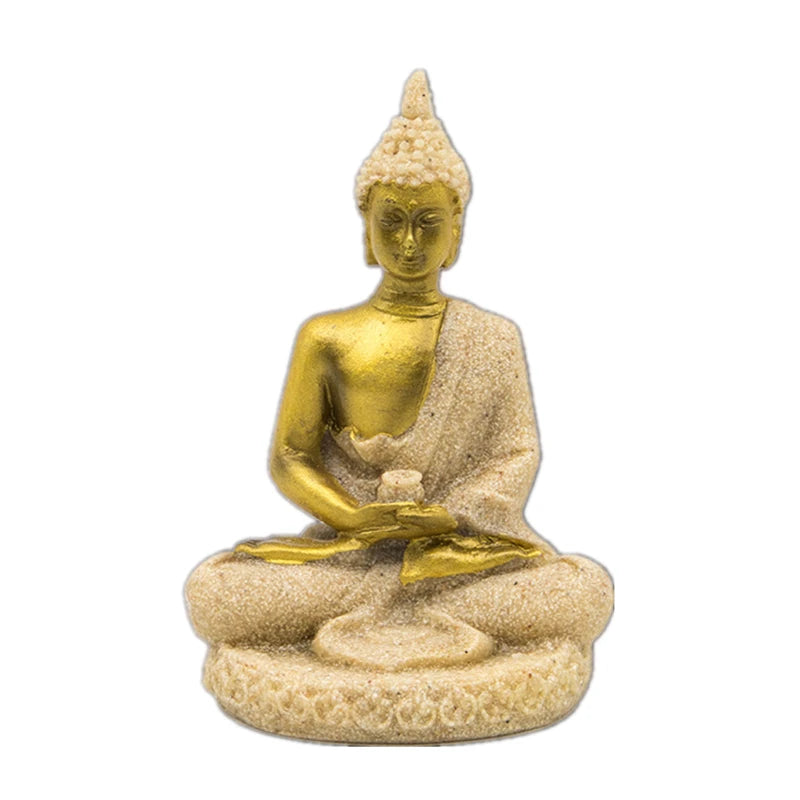 Buddha Statue Thailand Buddha Sculpture Hindu Fengshui Figurine Meditation Miniature