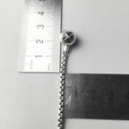 Basic Charm Link Chain Necklace 925 Sterling Silver Strand Jewellery Gift