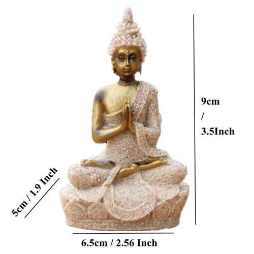 Buddha Statue Thailand Buddha Sculpture Hindu Fengshui Figurine Meditation Miniature