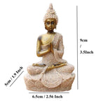 Buddha Statue Thailand Buddha Sculpture Hindu Fengshui Figurine Meditation Miniature