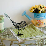 Iron Bird Figurines Nordic Abstract Statue Animal Home Decoration Accessories
