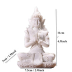 Buddha Statue Thailand Buddha Sculpture Hindu Fengshui Figurine Meditation Miniature