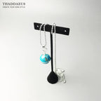 Globe Pendant Beads Necklace 925 Sterling Silver Rope Chain Jewellery Gift