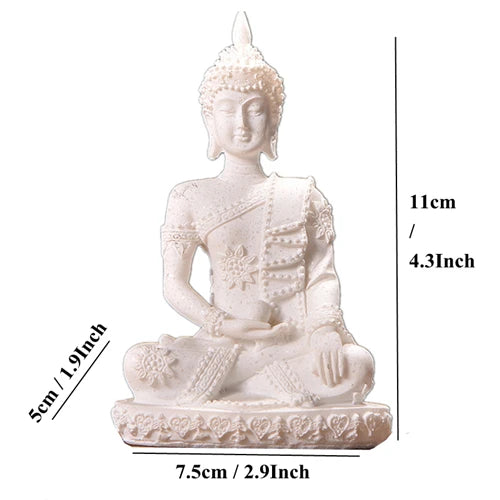 Buddha Statue Thailand Buddha Sculpture Hindu Fengshui Figurine Meditation Miniature