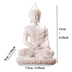 Buddha Statue Thailand Buddha Sculpture Hindu Fengshui Figurine Meditation Miniature