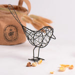 Iron Bird Figurines Nordic Abstract Statue Animal Home Decoration Accessories
