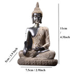 Buddha Statue Thailand Buddha Sculpture Hindu Fengshui Figurine Meditation Miniature