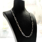 Link Chain Charm Necklace 925 Sterling Silver Fashion Jewellery Men Women
