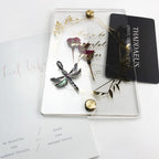 Dragonfly & Sun Charm Necklace 925 Sterling Silver Bohemia Jewellery Gift