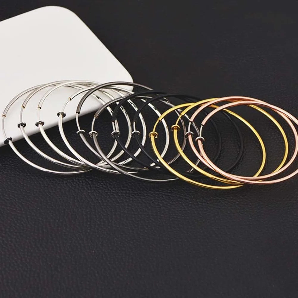New Diameter 2/4/6cm Ear Clips Rings Punk Non-Pierced Hoop Earrings