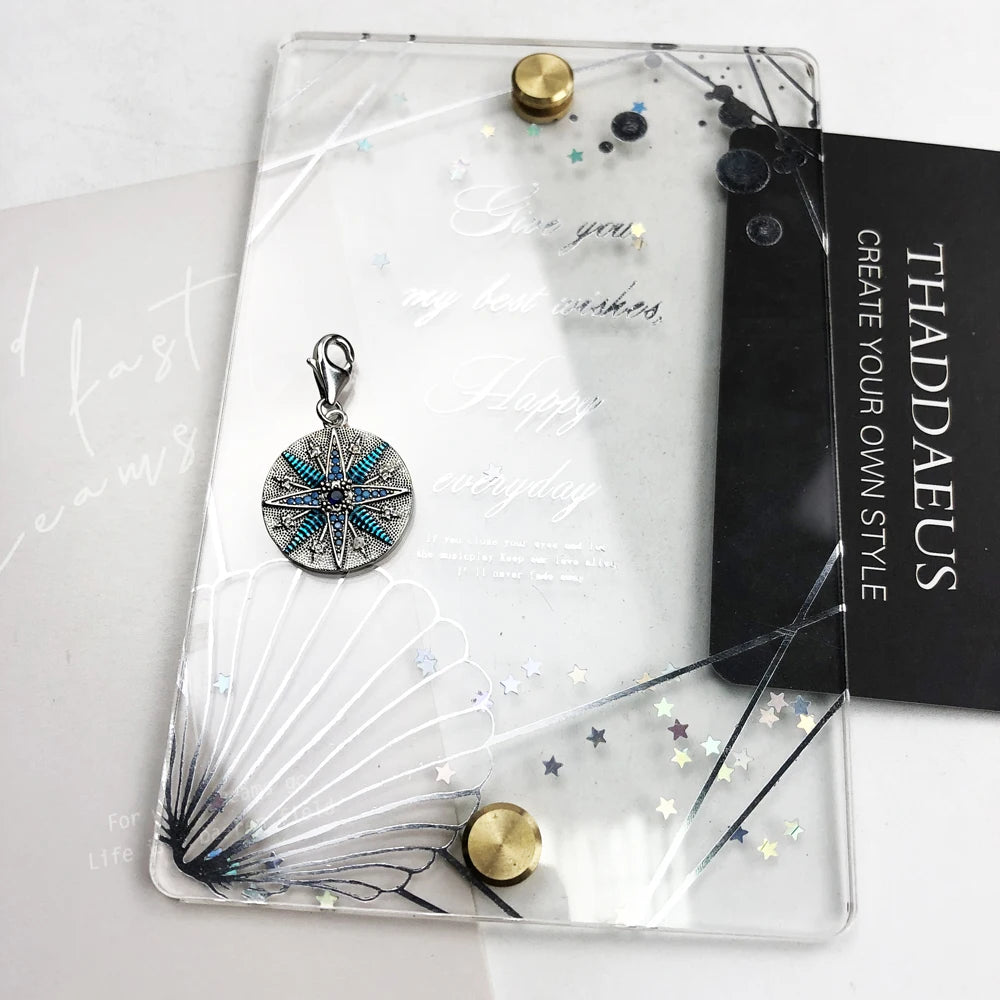 Koi & Star Charm Necklace 925 Sterling Silver Trendy Jewellery Women Girls