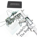 Large Leaves Necklace 925 Sterling Silver Spring Fine Jewellery Women's Gift