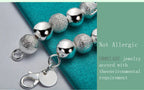 Luxury Crystal Star Bracelet 925 Sterling Silver Women Korean Fashion Jewellery