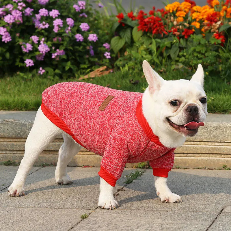 Winter Dog Clothes for Small Dogs Warm Dog Vest French Bulldog Sweatshirt Puppy Cat Costume Chihuahua Coat Schnauzer Pug Outfits