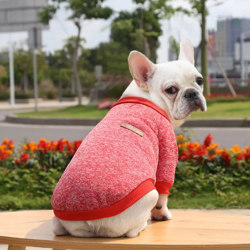 Winter Dog Clothes for Small Dogs Warm Dog Vest French Bulldog Sweatshirt Puppy Cat Costume Chihuahua Coat Schnauzer Pug Outfits