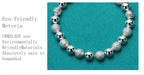 Crystal Star Charm Bracelet 925 Sterling Silver Elegant Wedding Jewellery