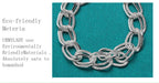 Double Twist Chain Bracelet 925 Sterling Silver Women Wedding Accessories